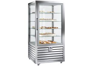 Vitrina frigorifica verticala, pentru cofetarie, profesionala, 427 lt, 72*62*186 cm