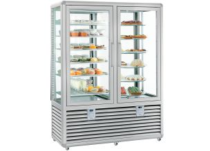 Vitrina congelare verticala, pentru cofetarie gelaterie, profesionala, 848 lt, 138*62 *186 cm