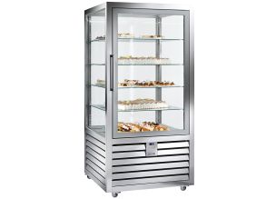 Vitrina frigorifica verticala, pentru cofetarie, profesionala, 541 lt, 90*62*186 cm