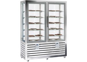 Vitrina congelare verticala, pentru cofetarie gelaterie, profesionala, 1082 lt, 175*62*186 cm