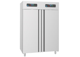 Dulap frigorific/congelator vertical inox, FRENOX cu 2 usi, 1400 lt