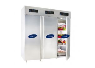 Dulap frigorific/congelator vertical inox, FRENOX cu 3 usi, 2100 lt