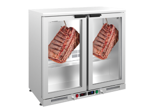 Dulap frigorific vertical inox, maturare carne FRENOX, cu 2 usi, 198 lt