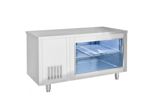 Masa rece FRENOX, tip vitrina, profesionala, inox, 474 lt, 187*70*85 cm