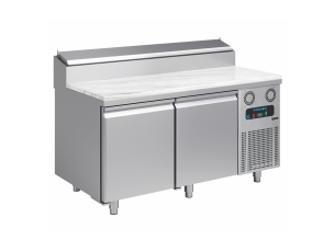 Masa rece preparare pizza FRENOX, profesionala, inox, 2 usi si 8 cuve, 460 lt, 164*83*128 cm