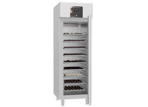 Dulap frigorific vertical inox, cu umidificare  pentru ciocolata, cu 1 usa, 700 lt