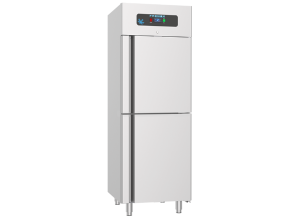 Dulap frigorific/congelator vertical inox, FRENOX dublu compartimentat, 700 lt