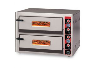 Cuptor profesional pizza electric 4+4 pizza / 33 cm