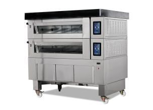 Cuptor profesional brutarie / patiserie, afisaj LCD, inox, 6 tavi, 172*128*35 cm + stand