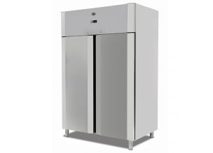 Dulap frigorific vertical inox cu 2 usi pentru patiserie, 1400 lt