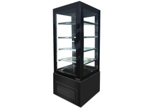 Vitrina frigorifica verticala pentru cofetarie - RAL9005-NEGRU