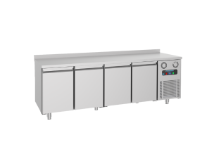 Masa rece FRENOX, profesionala, Eficienta Energetica, inox, 4 usi, 550 lt, 233*60*85 cm