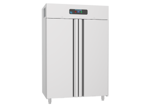 Dulap congelator vertical inox, FRENOX cu 2 usi, Eficienta Energetica, 1400 lt